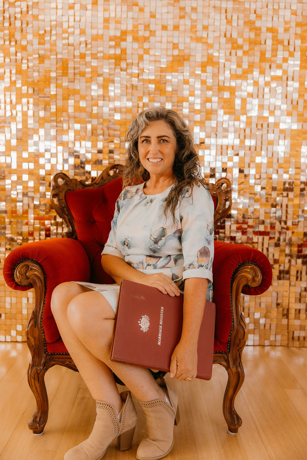 The glimmer wall at the Margaret River Marriage Office
