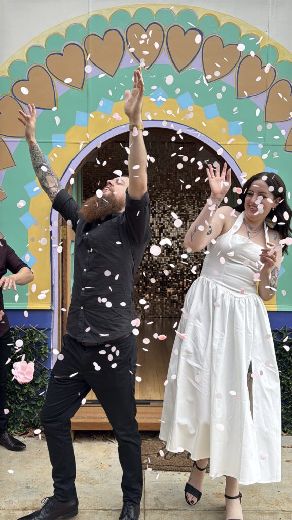 This couple chose their own lucky date to get married